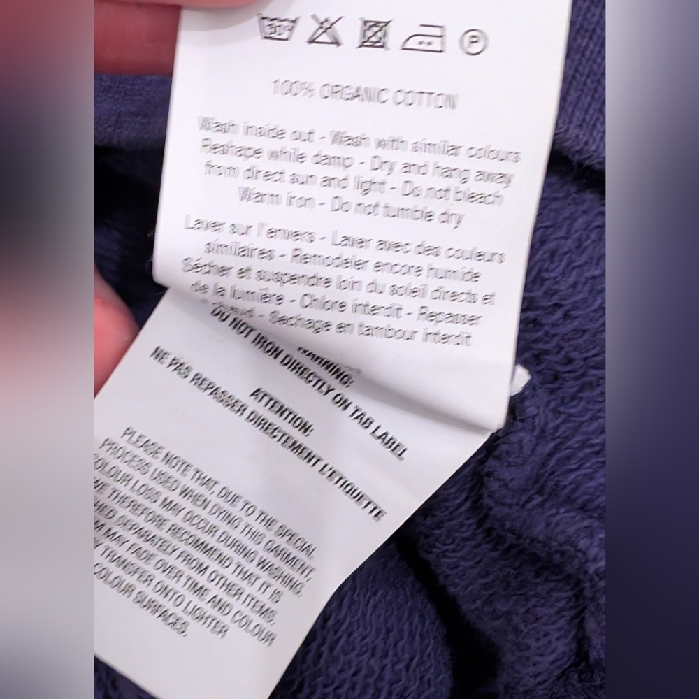 Norse Projects Fraser Tab Series Hoodie Pullover Sweatshirt Men's Size Small - Picture 5 of 8